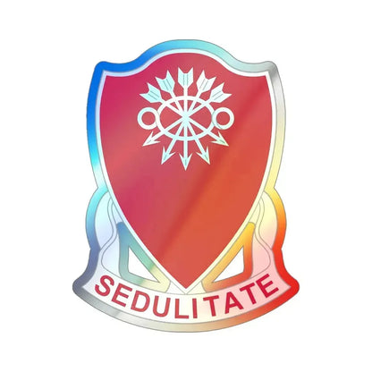 78 Engineer Battalion (U.S. Army) Holographic STICKER Die-Cut Vinyl Decal 4 Inch Holographic - The Sticker Space