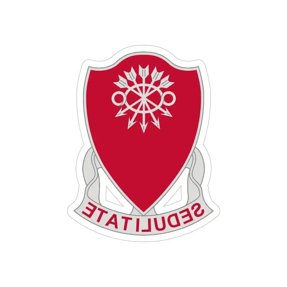 78 Engineer Battalion (U.S. Army) REVERSE PRINT Transparent Die-Cut STICKER - The Sticker Space