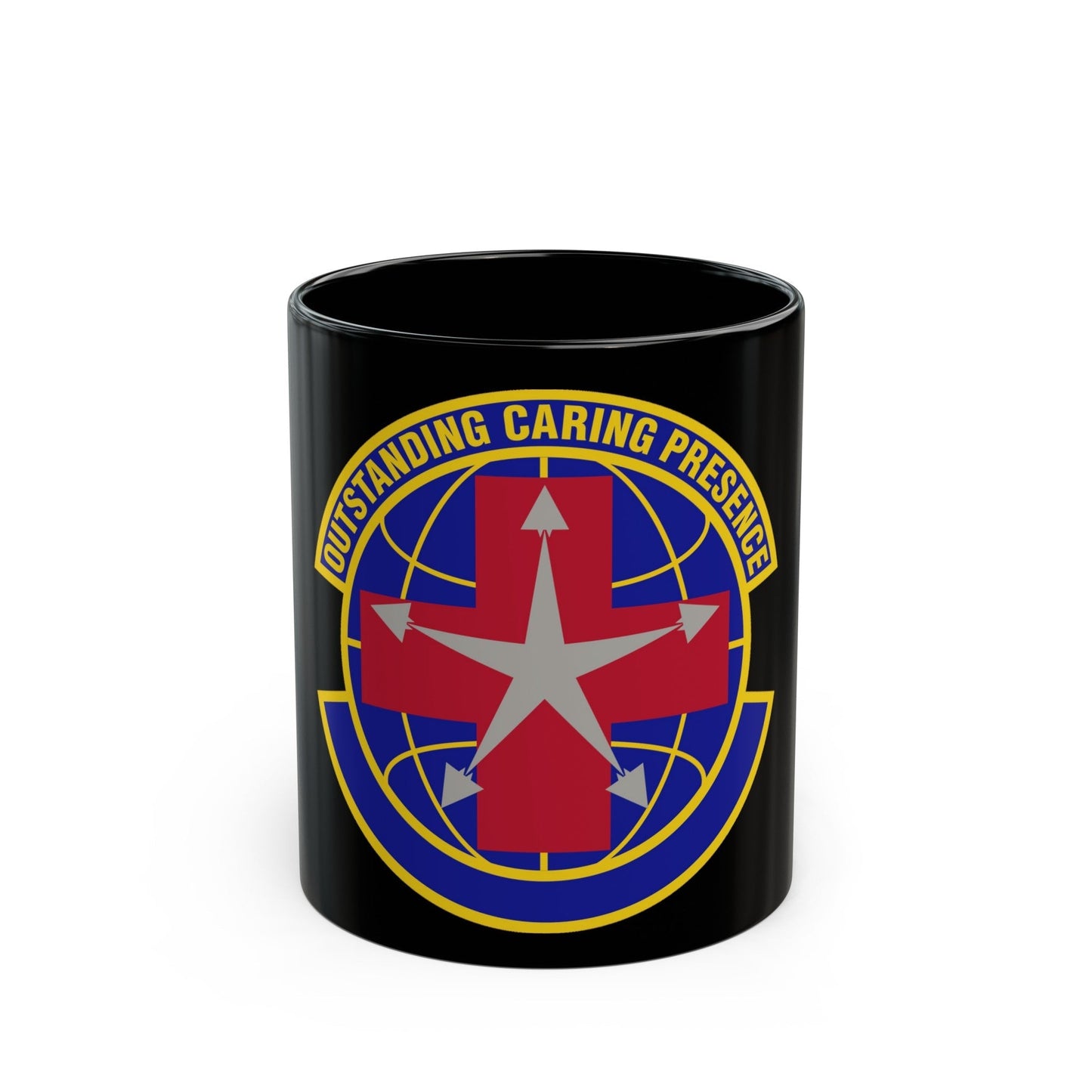 78 Healthcare Operations Squadron AFMC (U.S. Air Force) Black Coffee Mug-11oz-The Sticker Space