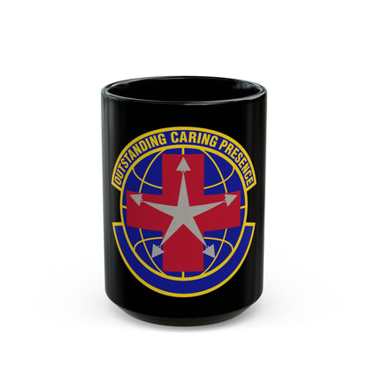 78 Healthcare Operations Squadron AFMC (U.S. Air Force) Black Coffee Mug-15oz-The Sticker Space