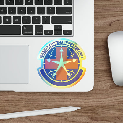 78 Healthcare Operations Squadron AFMC (U.S. Air Force) Holographic STICKER Die-Cut Vinyl Decal-The Sticker Space