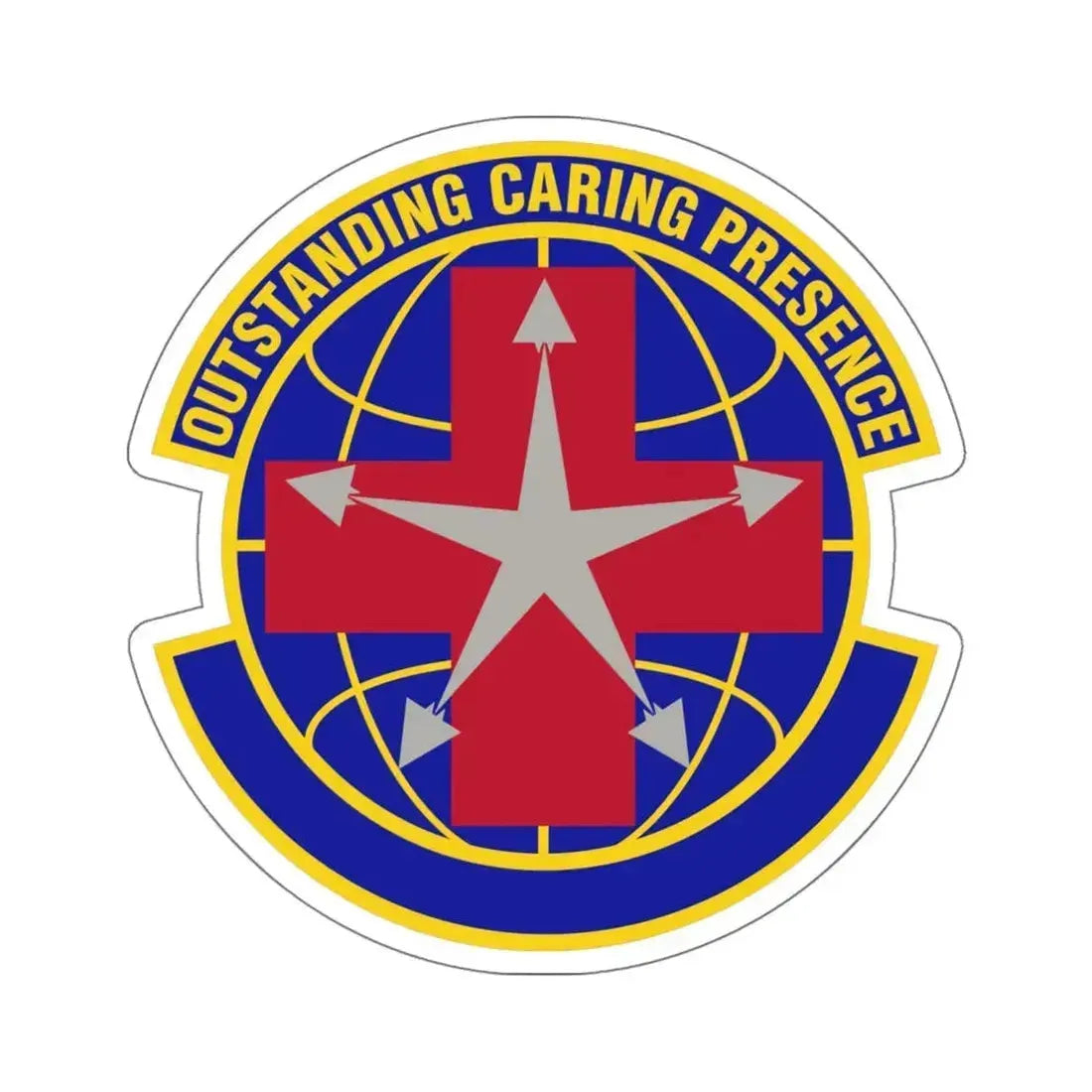 78 Healthcare Operations Squadron AFMC (U.S. Air Force) STICKER Vinyl Die-Cut Decal 4 Inch - The Sticker Space