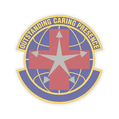 78 Healthcare Operations Squadron AFMC (U.S. Air Force) STICKER Vinyl Kiss-Cut Decal 2 Inch Transparent - The Sticker Space