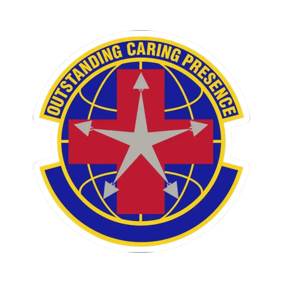 78 Healthcare Operations Squadron AFMC (U.S. Air Force) STICKER Vinyl Kiss-Cut Decal 2 Inch White - The Sticker Space