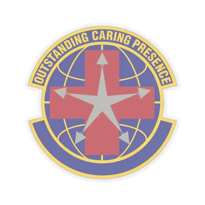 78 Healthcare Operations Squadron AFMC (U.S. Air Force) STICKER Vinyl Kiss-Cut Decal 3 Inch Transparent - The Sticker Space