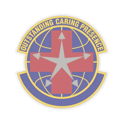 78 Healthcare Operations Squadron AFMC (U.S. Air Force) STICKER Vinyl Kiss-Cut Decal 4 Inch Transparent - The Sticker Space