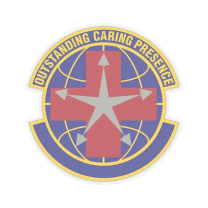 78 Healthcare Operations Squadron AFMC (U.S. Air Force) STICKER Vinyl Kiss-Cut Decal 6 Inch Transparent - The Sticker Space