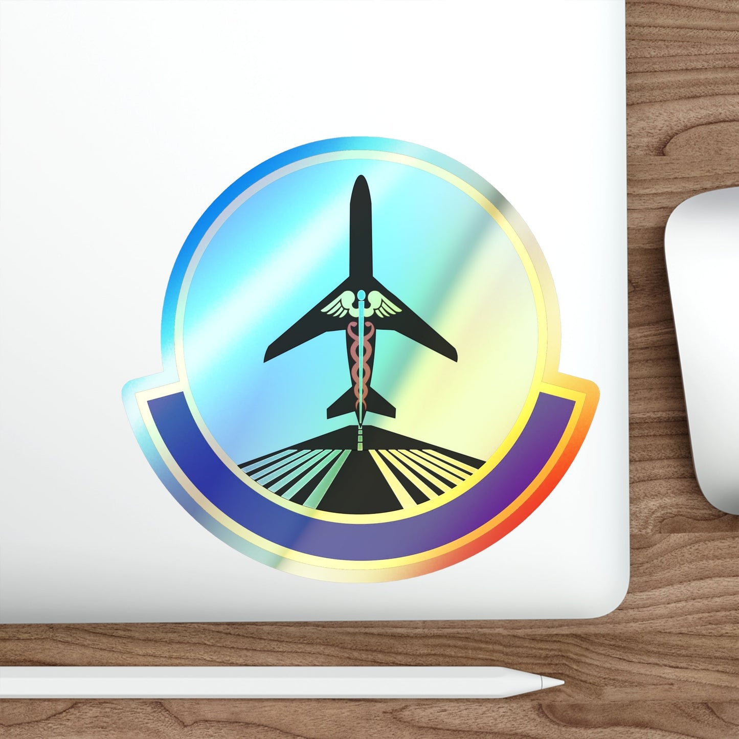 78 Operational Medical Readiness Squadron AFMC (U.S. Air Force) Holographic STICKER Die-Cut Vinyl Decal-The Sticker Space