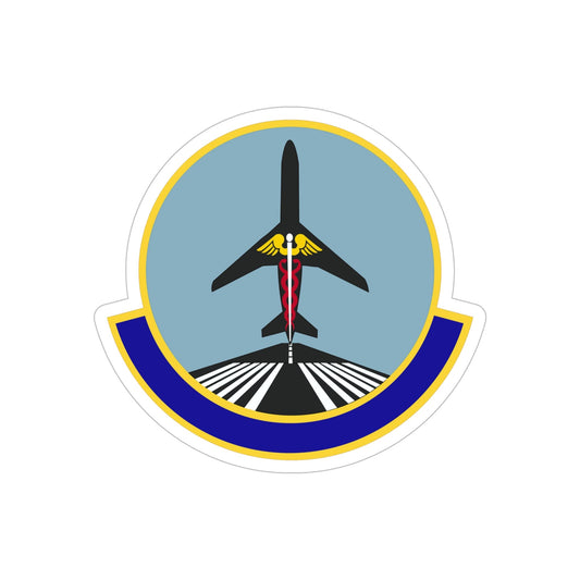 78 Operational Medical Readiness Squadron AFMC (U.S. Air Force) REVERSE PRINT Transparent STICKER-6" × 6"-The Sticker Space