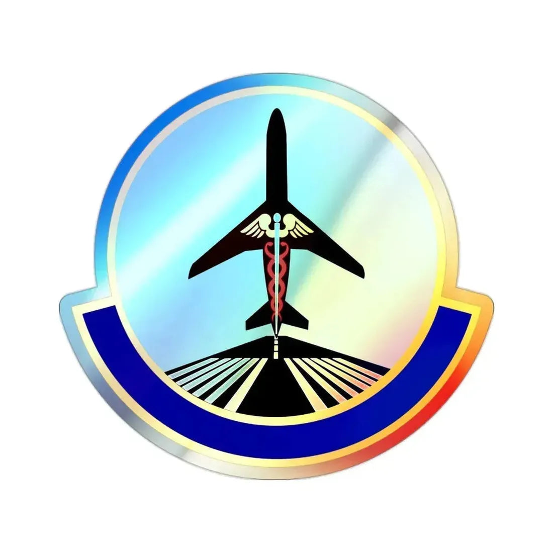 78 Operational Medical Readiness Squadron AFMC (U.S. Air Force) Holographic STICKER Die-Cut Vinyl Decal 2 Inch Holographic - The Sticker Space