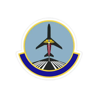 78 Operational Medical Readiness Squadron AFMC (U.S. Air Force) REVERSE PRINT Transparent Die-Cut STICKER 2 Inch Die-Cut Transparent - The Sticker Space
