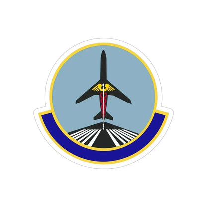 78 Operational Medical Readiness Squadron AFMC (U.S. Air Force) REVERSE PRINT Transparent Die-Cut STICKER 6 Inch Die-Cut Transparent - The Sticker Space