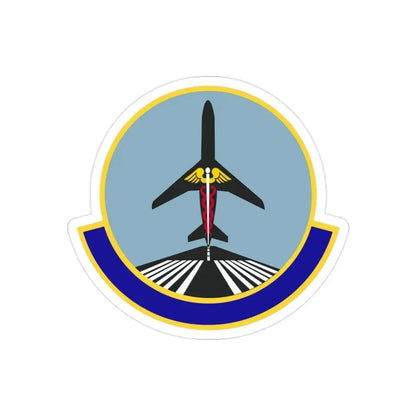 78 Operational Medical Readiness Squadron AFMC (U.S. Air Force) REVERSE PRINT Transparent Die-Cut STICKER - The Sticker Space