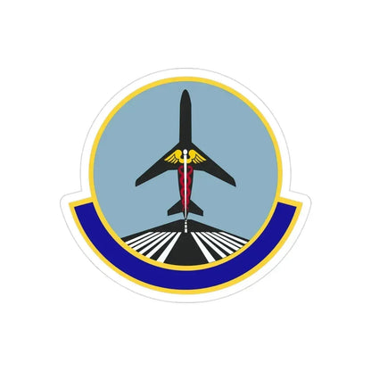 78 Operational Medical Readiness Squadron AFMC (U.S. Air Force) REVERSE PRINT Transparent Die-Cut STICKER - The Sticker Space