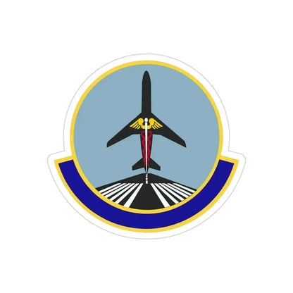 78 Operational Medical Readiness Squadron AFMC (U.S. Air Force) REVERSE PRINT Transparent Die-Cut STICKER - The Sticker Space