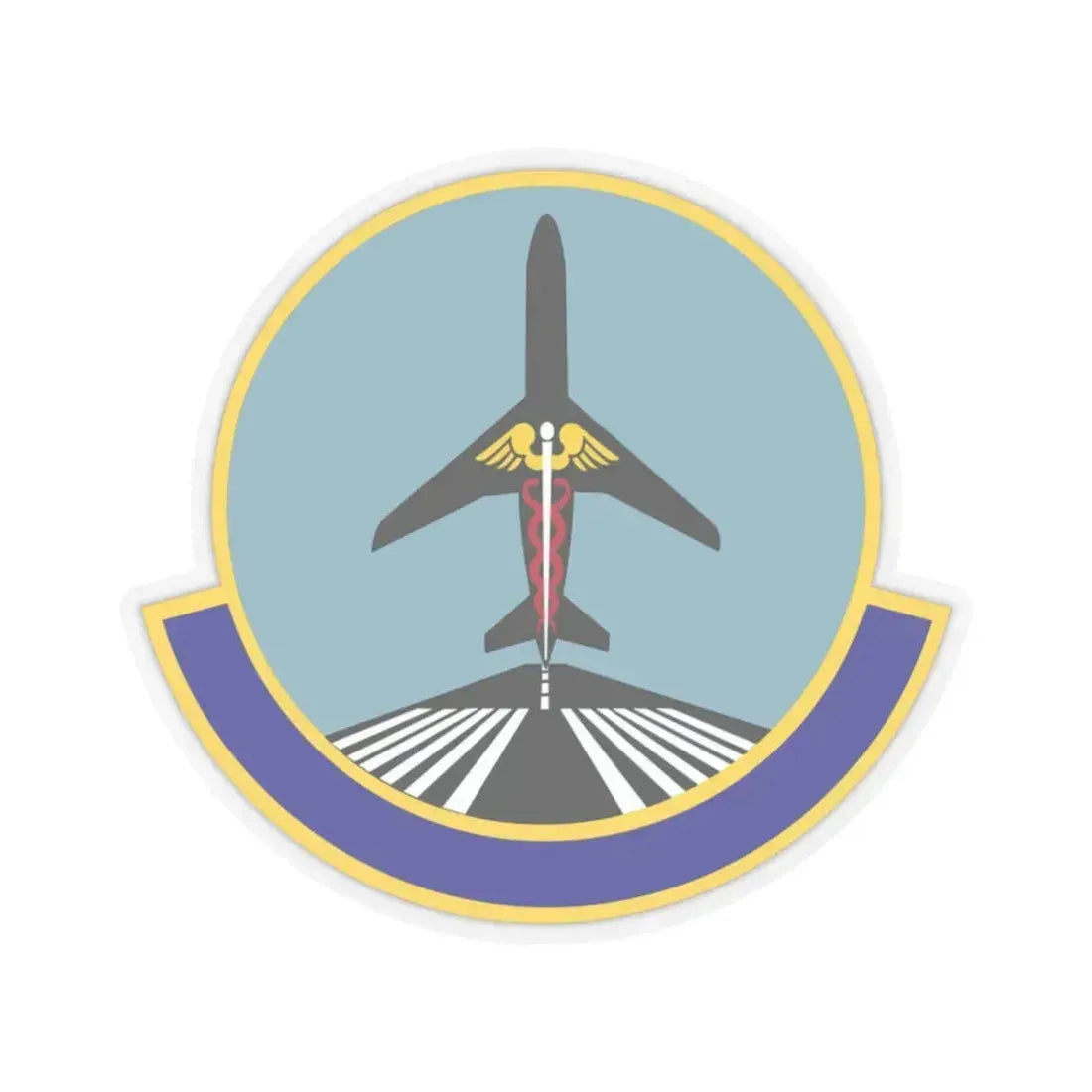 78 Operational Medical Readiness Squadron AFMC (U.S. Air Force) STICKER Vinyl Kiss-Cut Decal 2 Inch Transparent - The Sticker Space