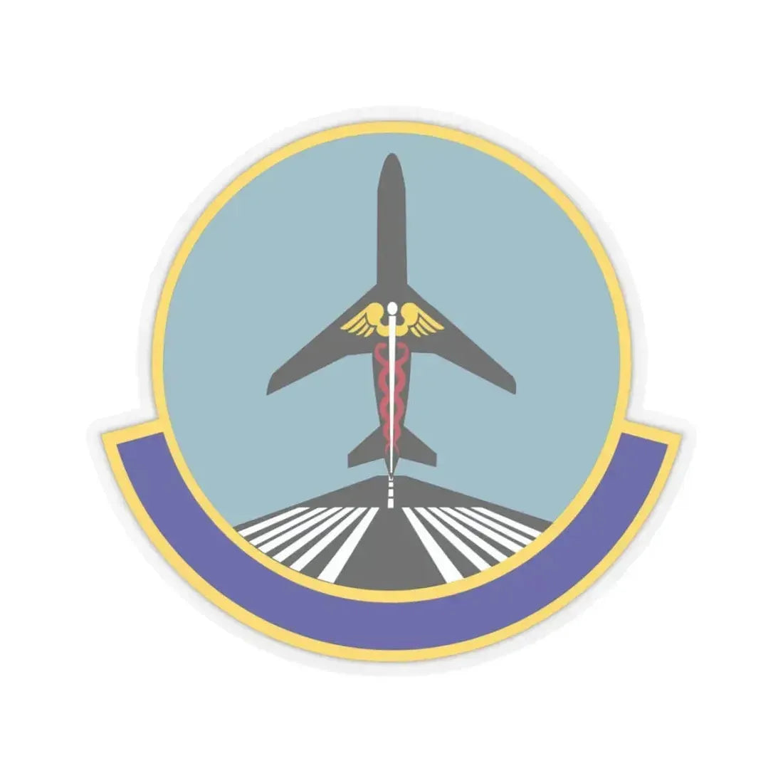 78 Operational Medical Readiness Squadron AFMC (U.S. Air Force) STICKER Vinyl Kiss-Cut Decal 3 Inch Transparent - The Sticker Space