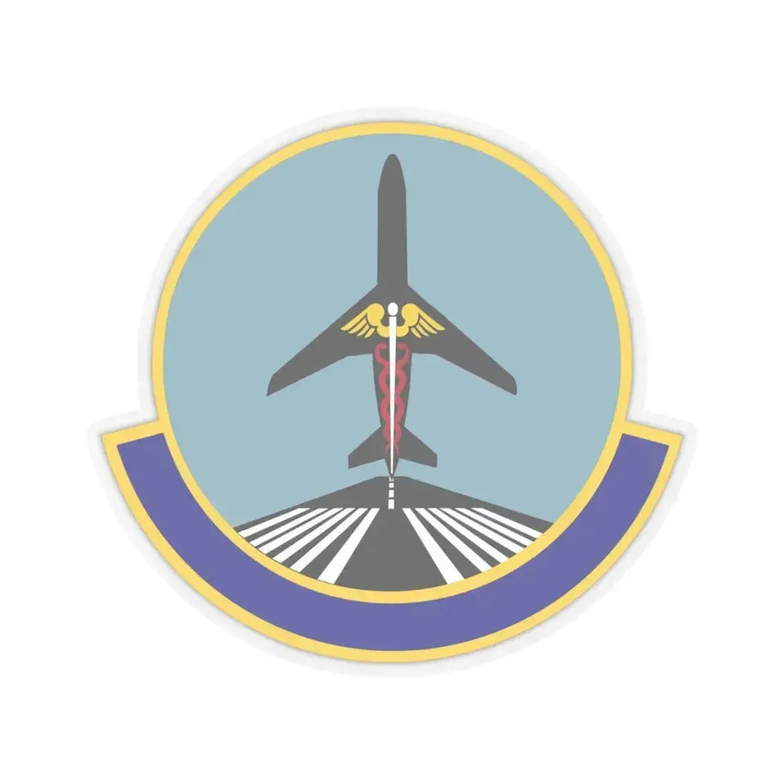 78 Operational Medical Readiness Squadron AFMC (U.S. Air Force) STICKER Vinyl Kiss-Cut Decal 6 Inch Transparent - The Sticker Space