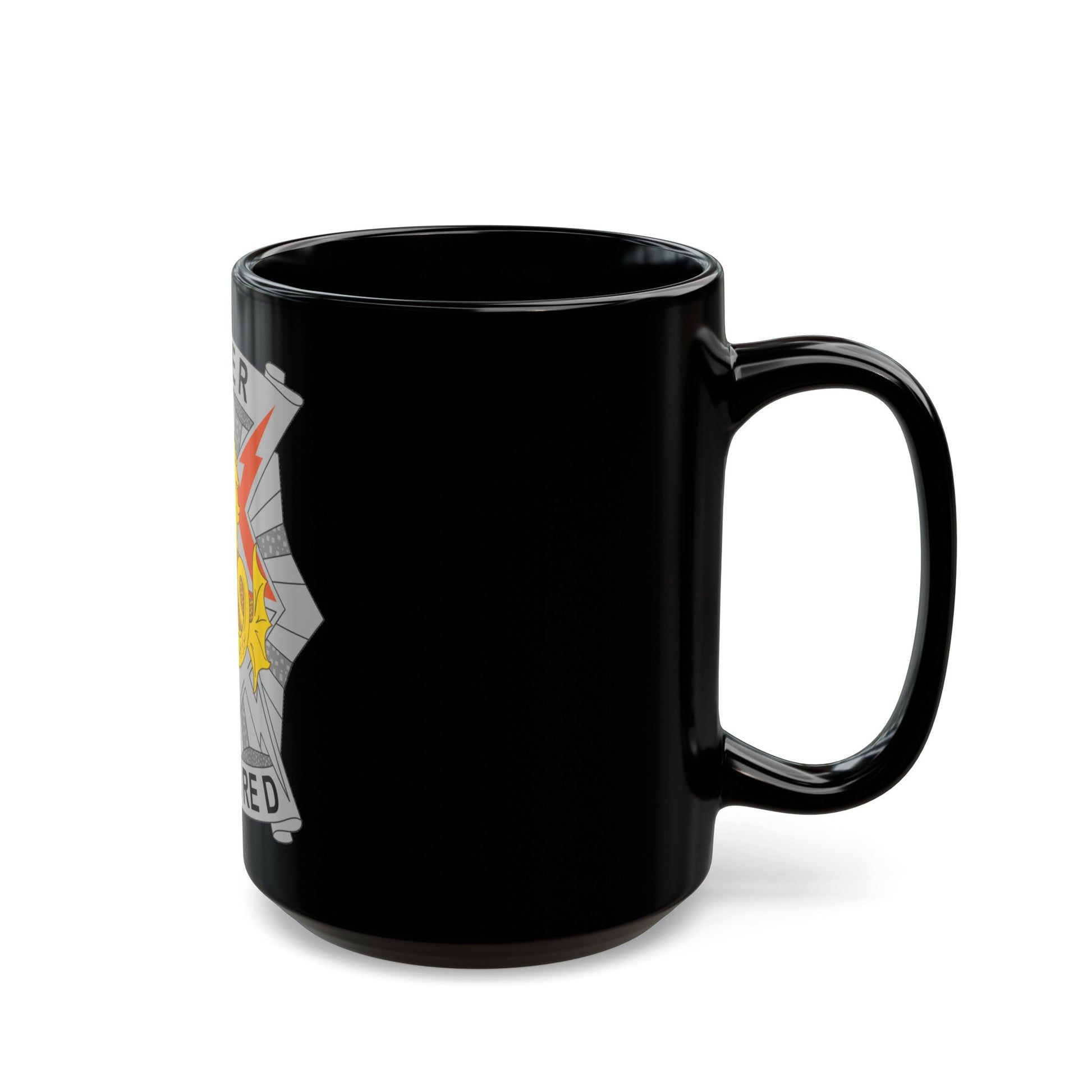 78 Signal Battalion (U.S. Army) Black Coffee Mug-The Sticker Space