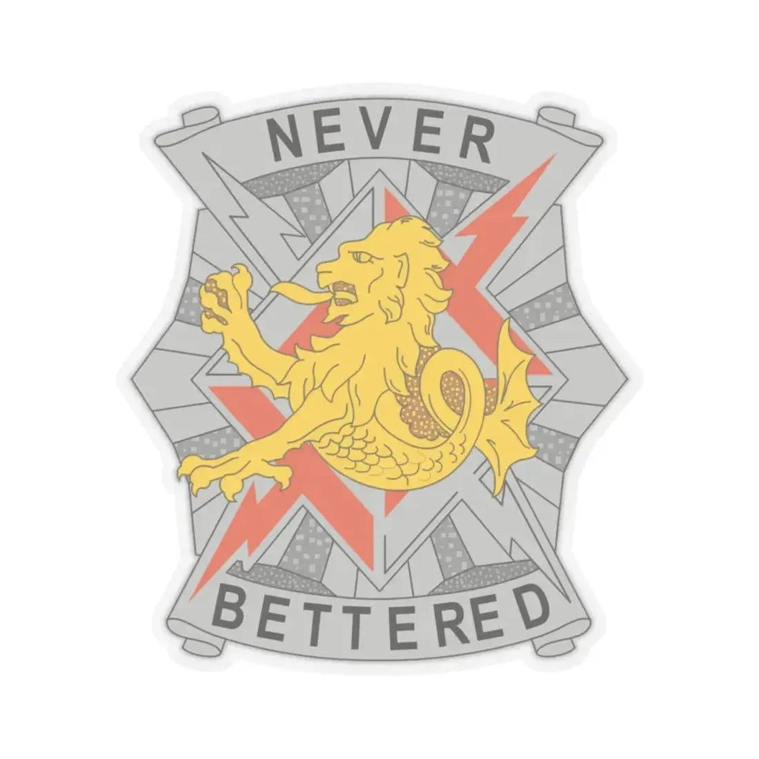 78 Signal Battalion (U.S. Army) STICKER Vinyl Kiss-Cut Decal 4 Inch Transparent - The Sticker Space