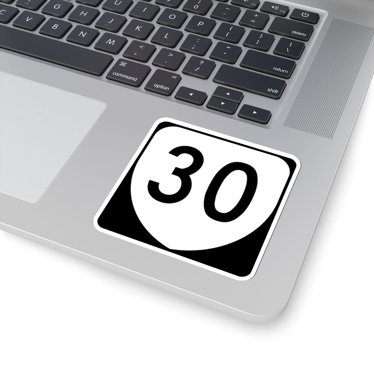 Virginia 30 (Virginia) (Road Sign) STICKER Vinyl Kiss-Cut Decal