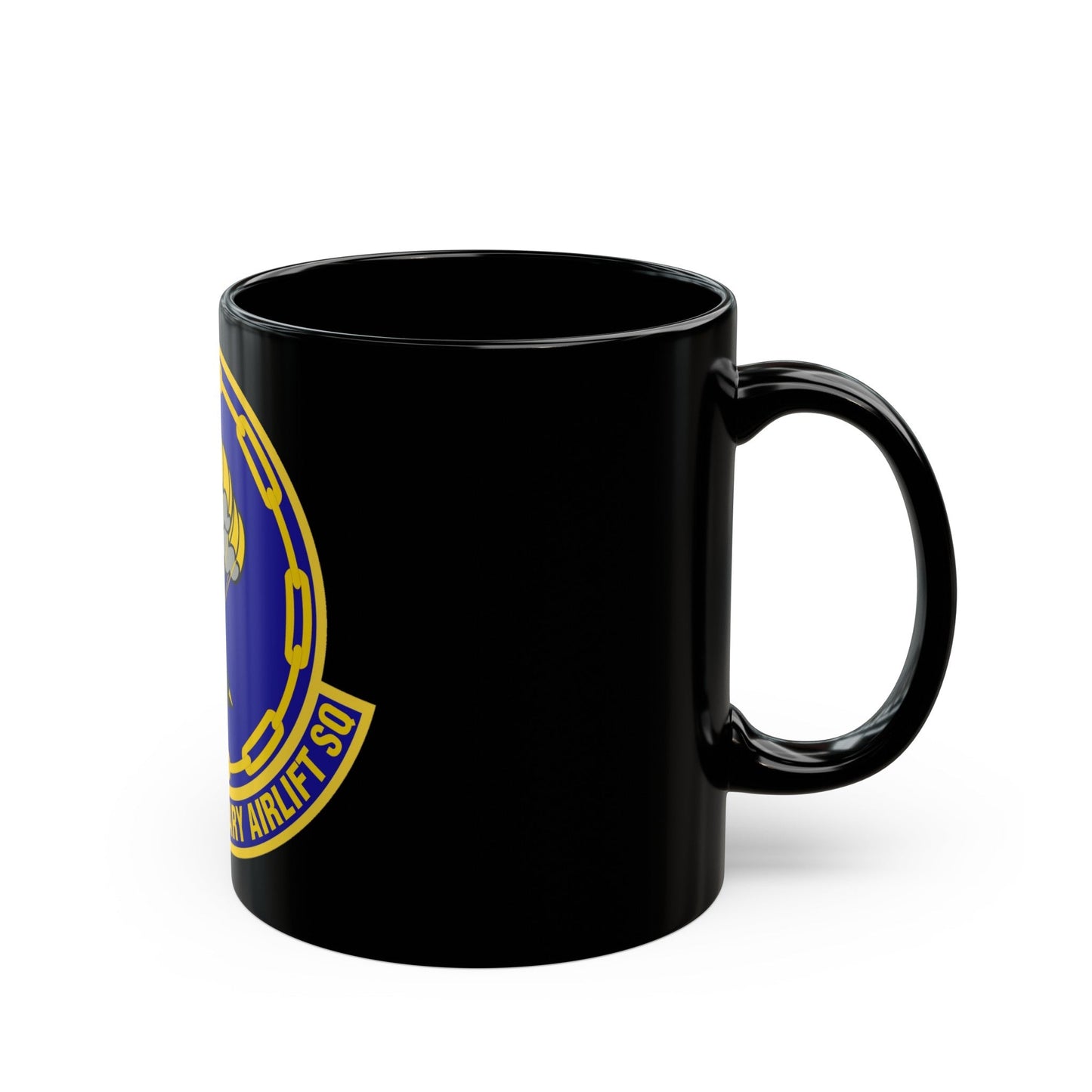 780th Expeditionary Airlift Squadron (U.S. Air Force) Black Coffee Mug-The Sticker Space