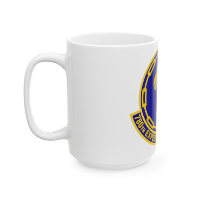 780th Expeditionary Airlift Squadron (U.S. Air Force) White Coffee Mug-The Sticker Space