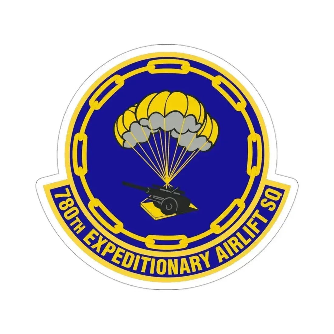 780th Expeditionary Airlift Squadron (U.S. Air Force) STICKER Vinyl Die-Cut Decal 3 Inch - The Sticker Space