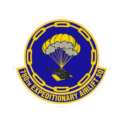 780th Expeditionary Airlift Squadron (U.S. Air Force) STICKER Vinyl Kiss-Cut Decal 2 Inch White - The Sticker Space