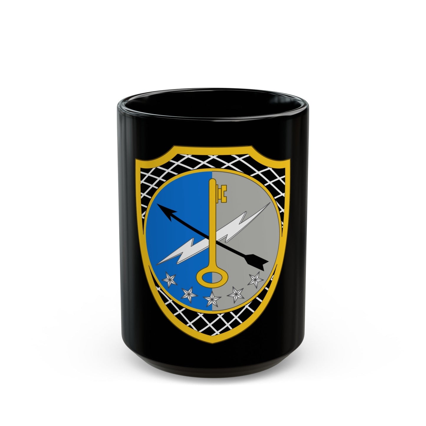 780th Military Intelligence Brigade 2 (U.S. Army) Black Coffee Mug-15oz-The Sticker Space