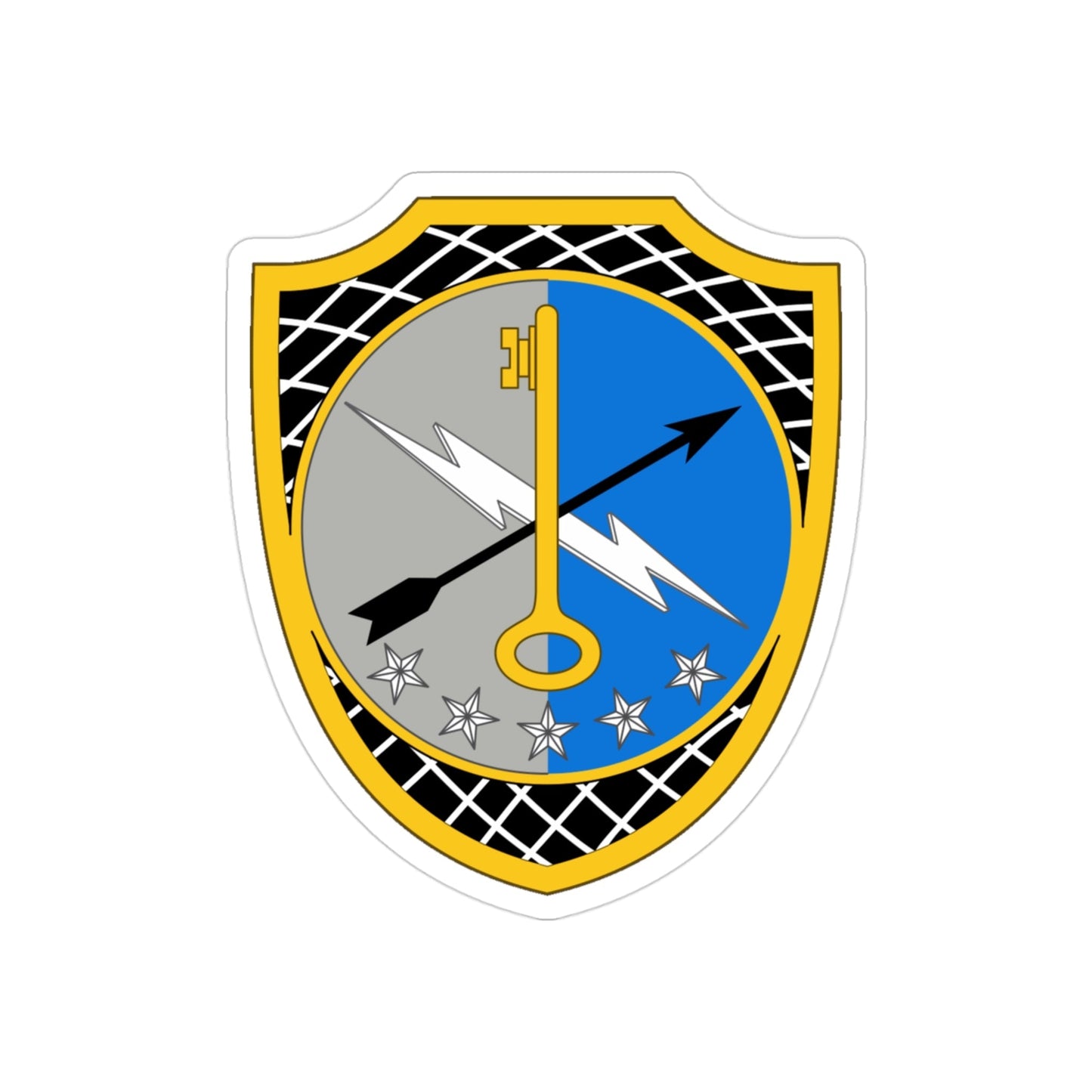 780th Military Intelligence Brigade 2 (U.S. Army) REVERSE PRINT Transparent STICKER-3 Inch-The Sticker Space