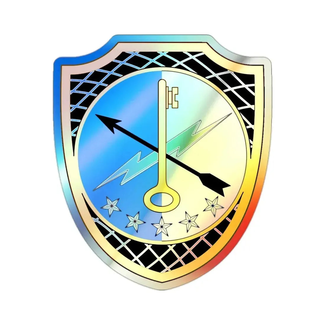 780th Military Intelligence Brigade 2 (U.S. Army) Holographic STICKER Die-Cut Vinyl Decal - The Sticker Space