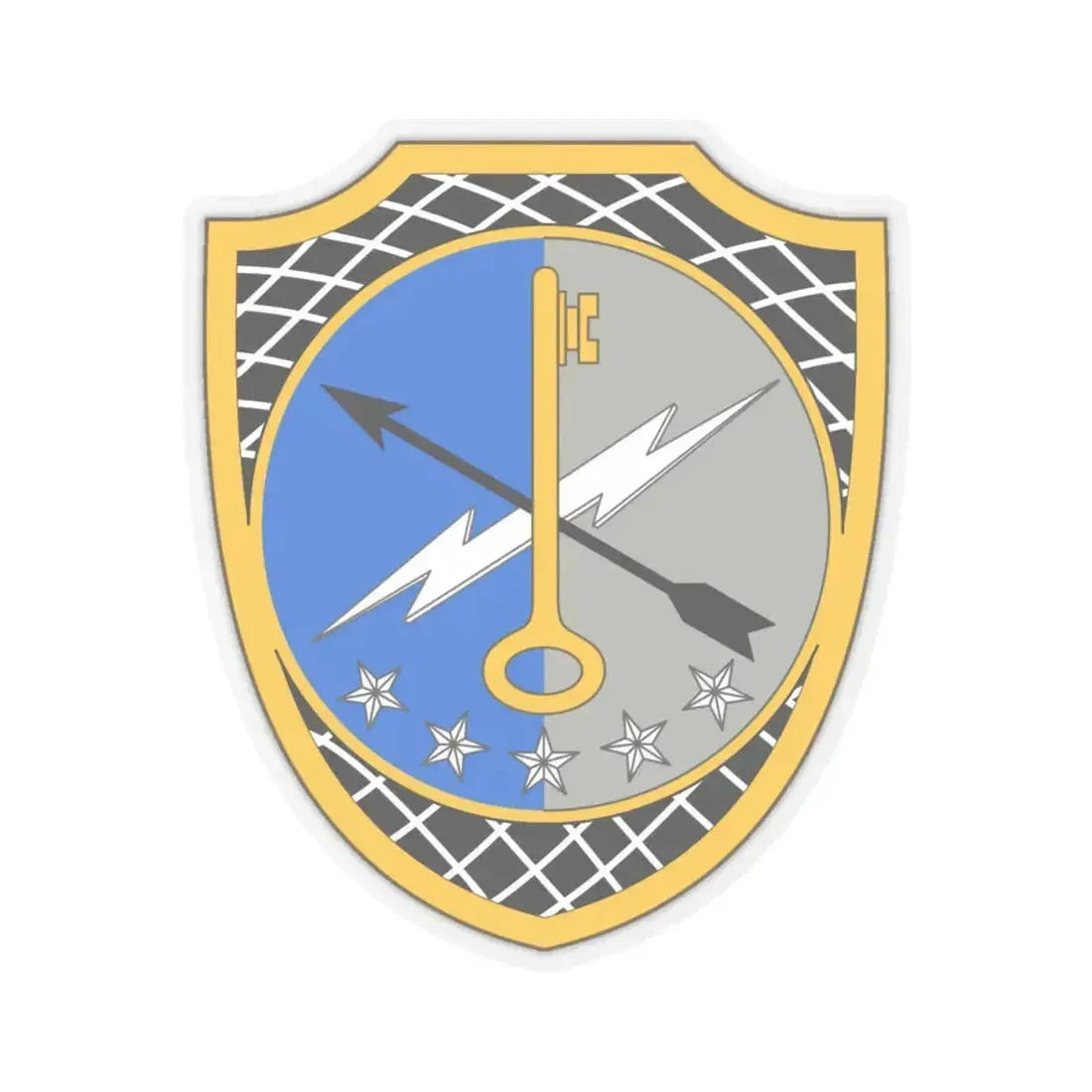 780th Military Intelligence Brigade 2 (U.S. Army) STICKER Vinyl Kiss-Cut Decal 4 Inch Transparent - The Sticker Space