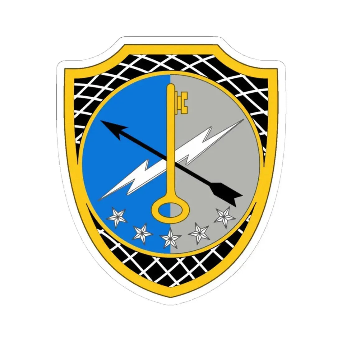 780th Military Intelligence Brigade 2 (U.S. Army) STICKER Vinyl Kiss-Cut Decal 4 Inch White - The Sticker Space