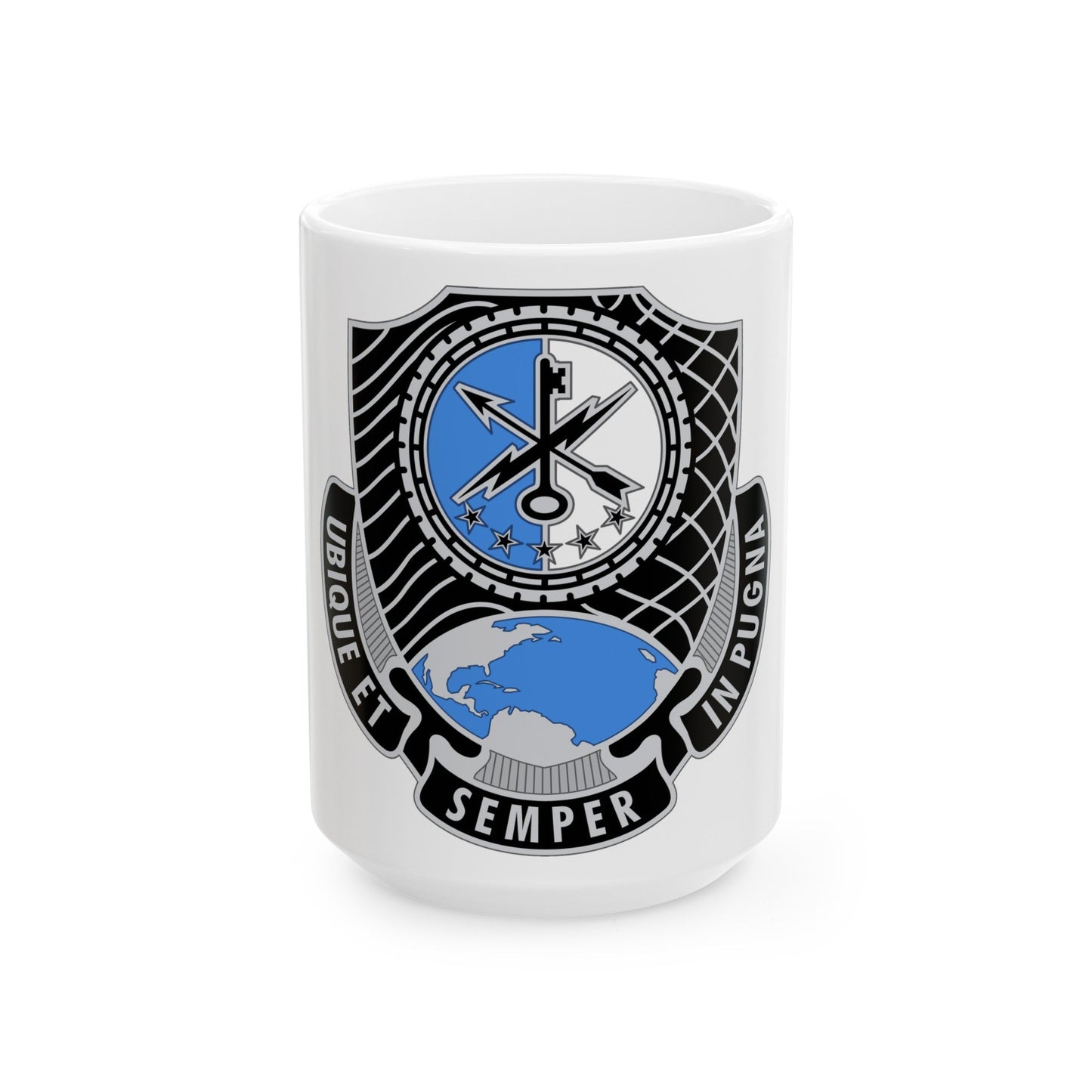 780th Military Intelligence Brigade (U.S. Army) White Coffee Mug-15oz-The Sticker Space