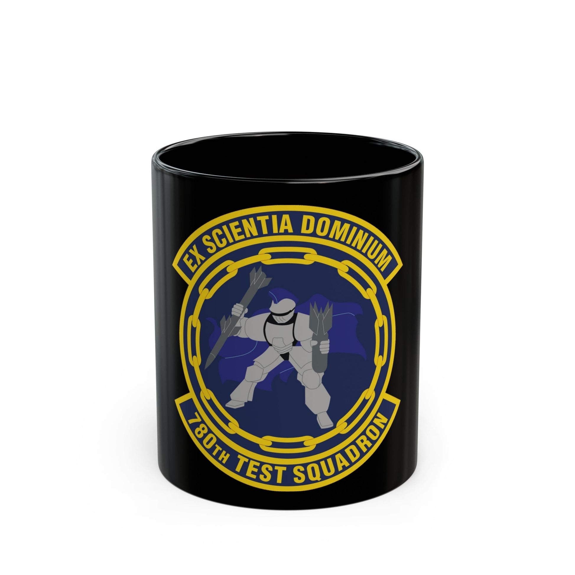 780th Test Squadron (U.S. Air Force) Black Coffee Mug-11oz-The Sticker Space
