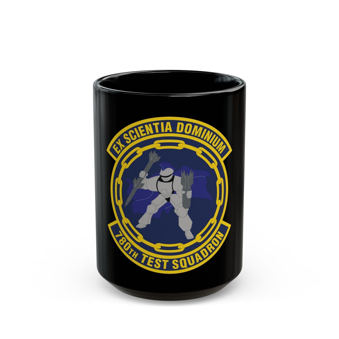 780th Test Squadron (U.S. Air Force) Black Coffee Mug-15oz-The Sticker Space