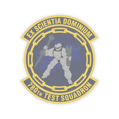 780th Test Squadron (U.S. Air Force) STICKER Vinyl Kiss-Cut Decal 2 Inch Transparent - The Sticker Space