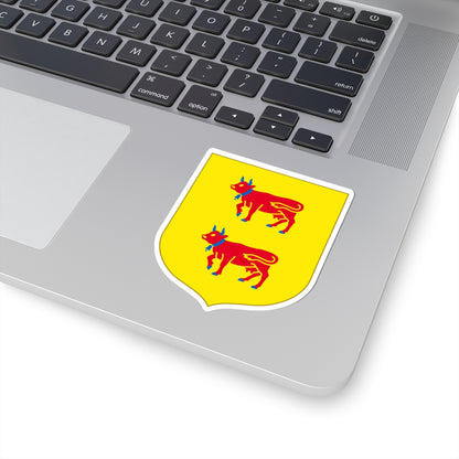 Andorra - Bearne Coat of Arms - STICKER Vinyl Kiss-Cut Decal