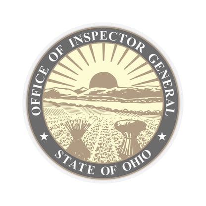 Seal of the Inspector General of Ohio - STICKER Vinyl Kiss-Cut Decal