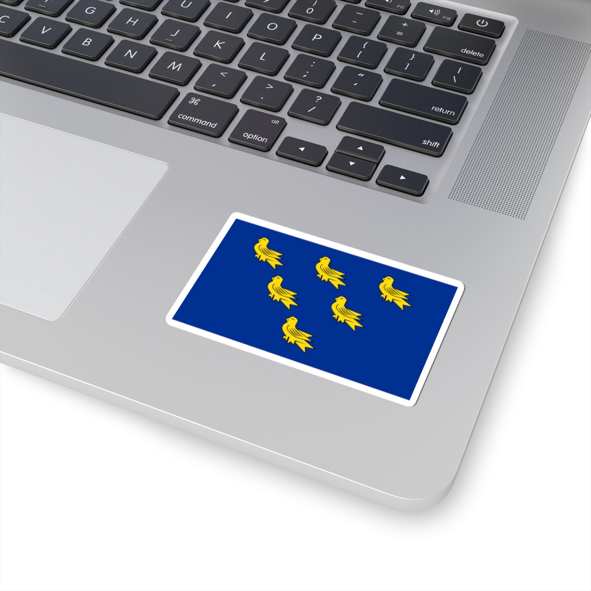 Flag of Sussex (England) STICKER Vinyl Kiss-Cut Decal