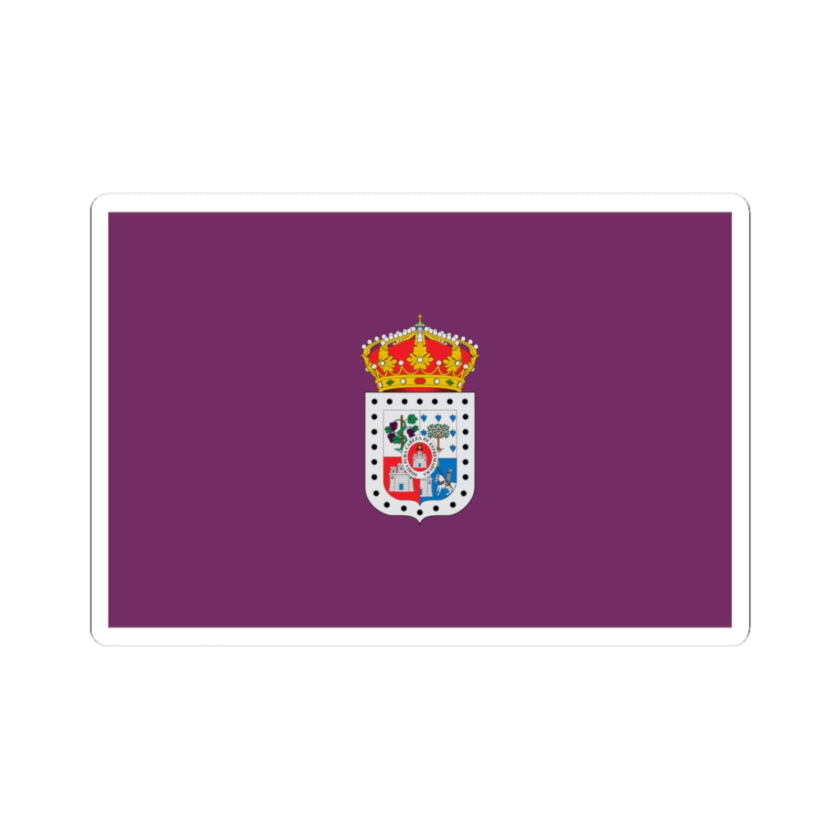 Flag Soria province (Spain) STICKER Vinyl Kiss-Cut Decal