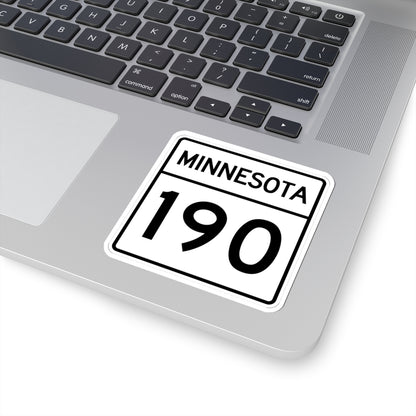 MN-190 1948 (Minnesota) (Road Sign) STICKER Vinyl Kiss-Cut Decal