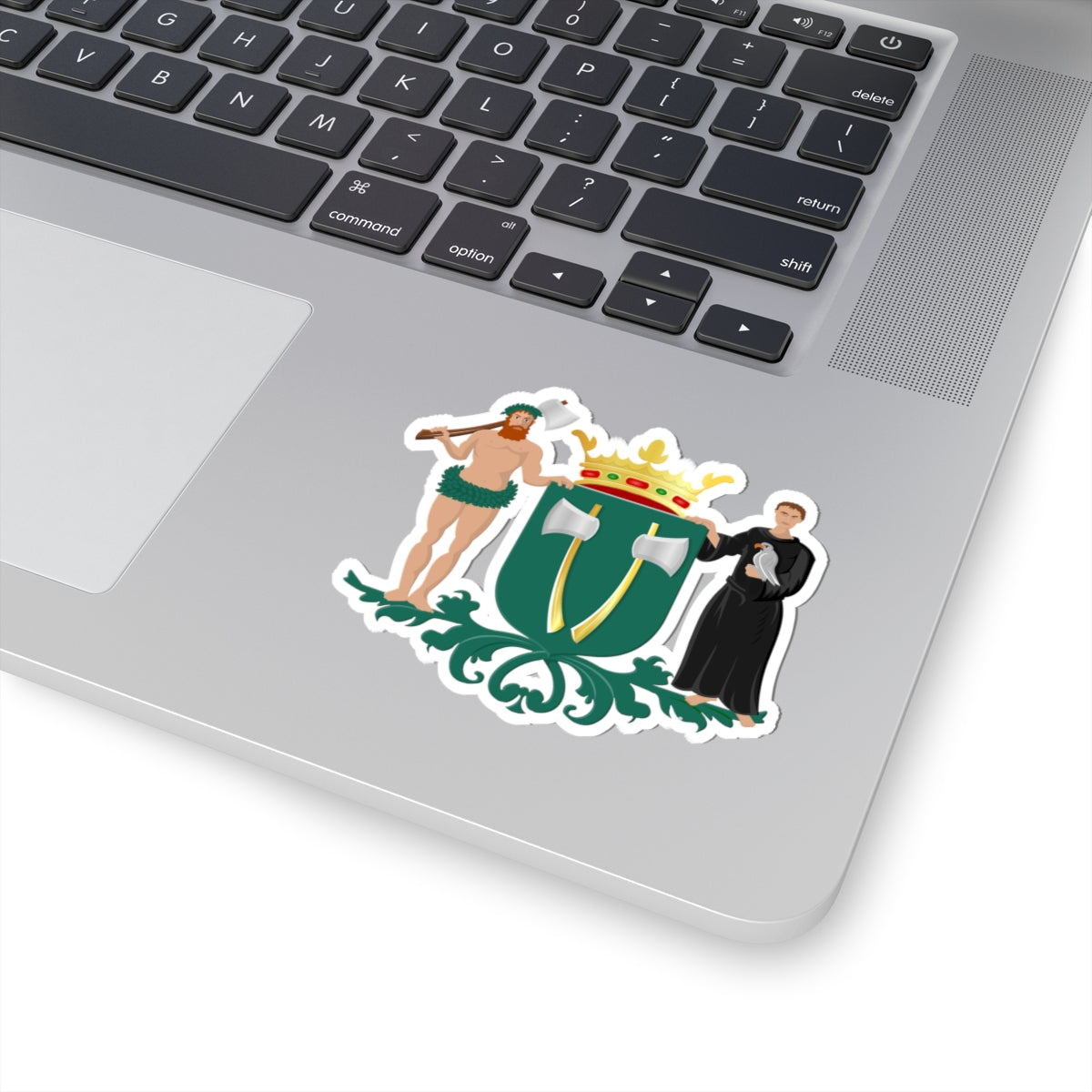 Beilen wapen (Netherlands) (Coat of Arms) STICKER Vinyl Kiss-Cut Decal