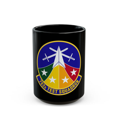 782d Test Squadron (U.S. Air Force) Black Coffee Mug-15oz-The Sticker Space