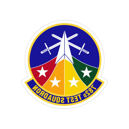 782d Test Squadron (U.S. Air Force) REVERSE PRINT Transparent STICKER-3 Inch-The Sticker Space