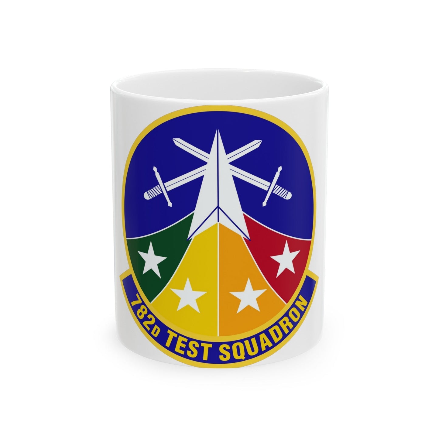 782d Test Squadron (U.S. Air Force) White Coffee Mug-11oz-The Sticker Space