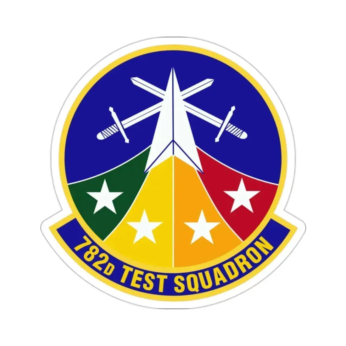 782d Test Squadron (U.S. Air Force) STICKER Vinyl Die-Cut Decal 2 Inch - The Sticker Space