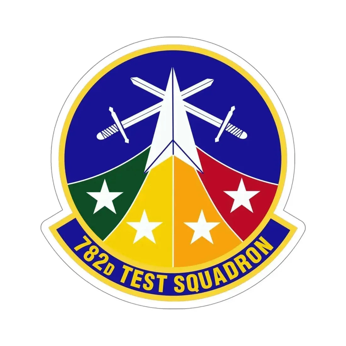 782d Test Squadron (U.S. Air Force) STICKER Vinyl Die-Cut Decal - The Sticker Space