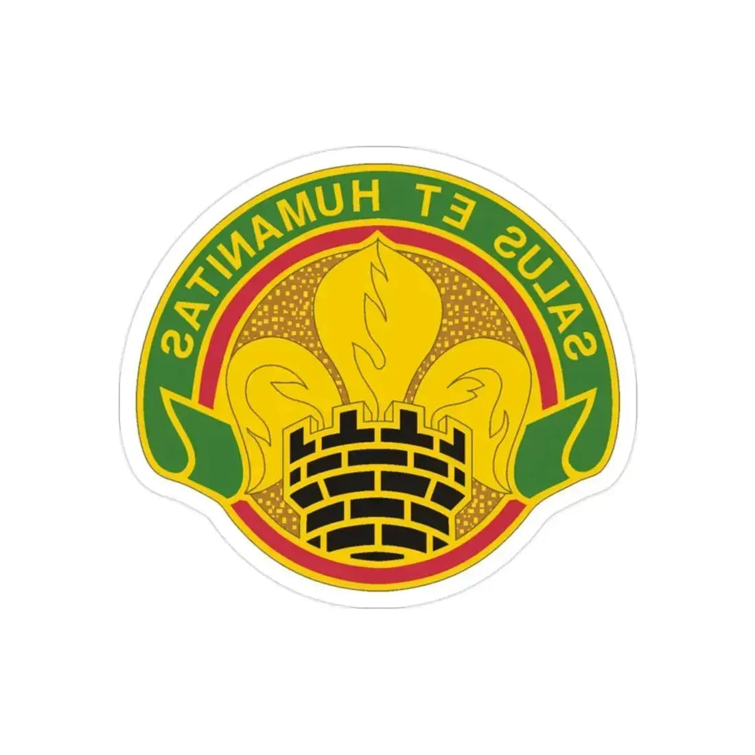 783 Military Police Battalion (U.S. Army) REVERSE PRINT Transparent Die-Cut STICKER 2 Inch Die-Cut Transparent - The Sticker Space